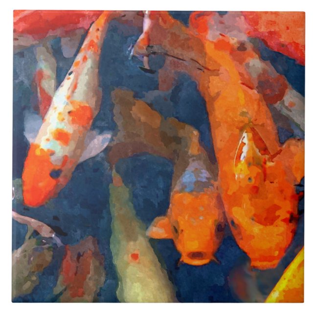 School of Koi II Tile (Front)