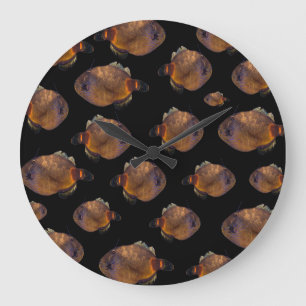 School Of Leatherjacket Fish, Large Clock