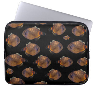 School Of Leatherjacket Fish Pattern, Laptop Sleeve