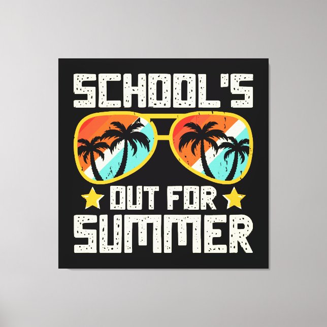 School Out For Summer Canvas Print (Front)