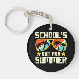 School Out For Summer Keychain