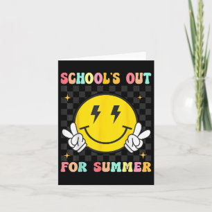 School Out For Summer Teacher Last Day Of School K Card