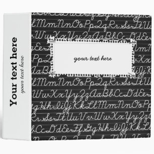 School pattern binder