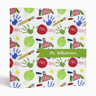 School Pattern Binder For Teachers