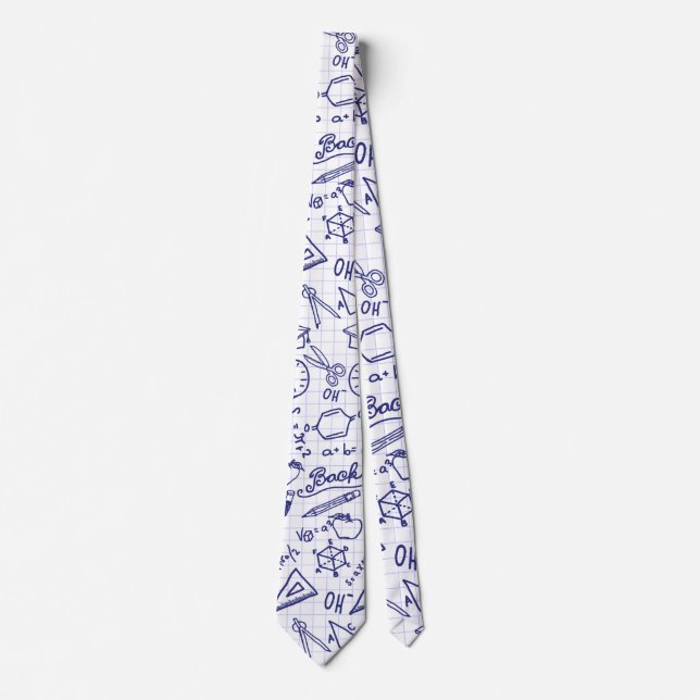 School pattern tie (Front)