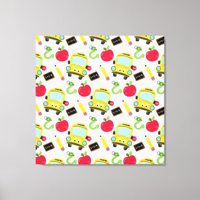School Premium Wrapped Canvas (Gloss) (Front)