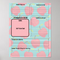 School Principal Customizable To-Do List 