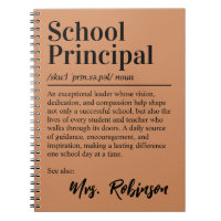 School Principal Definition Quote Warm Brown Cover