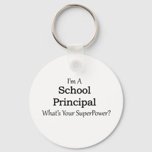 School Principal Keychain