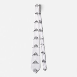 School Principal Tie