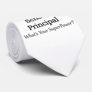 School Principal Tie