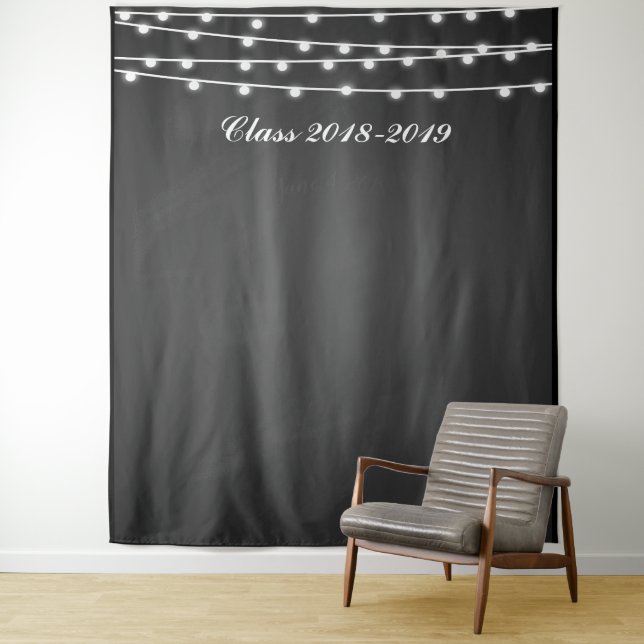 School Prom photo Bandeau publicitaire Tapisserie (En situation)