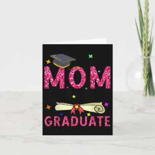 School Proud Mom Of A 2025 Graduate Kids Card