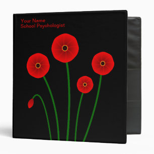 School Psychologist Binder (customize with name)