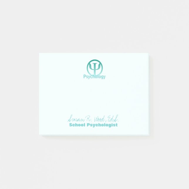 School Psychologist Post-it® Notes (Front)