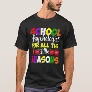 School Psychologist Teacher Psychology Expert Grap T-Shirt