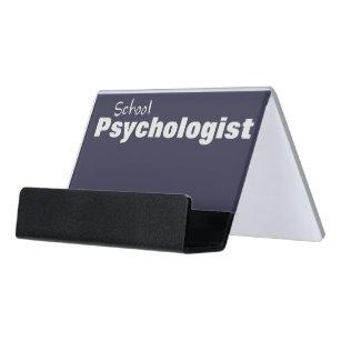 School Psychologist's Business Card Holder