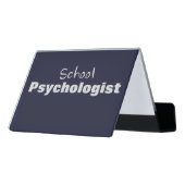 School Psychologist's Business Card Holder (Angled Back)