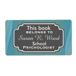 School Psychologist's Professional Book Labels