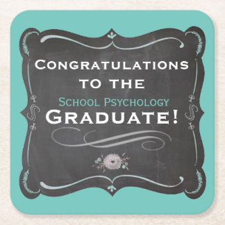 School Psychology Graduation Coasters