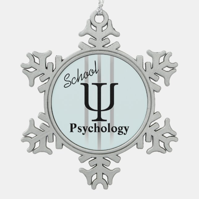 School Psychology Pewter Ornament (Front)