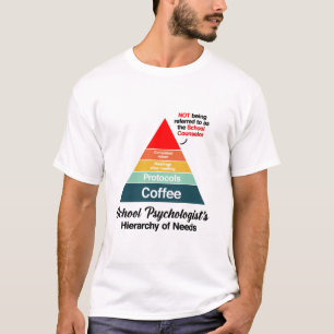 School Psych's Hierarchy of Needs T-Shirt