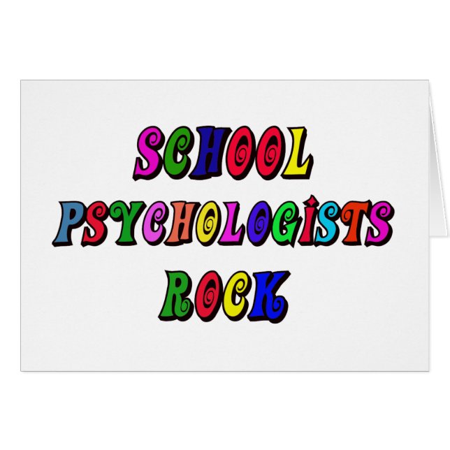 SCHOOL PSYCOLOGIST ROCK (Front Horizontal)