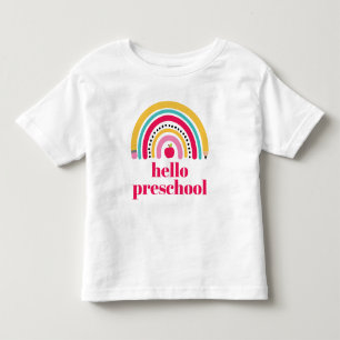 School Rainbow Personalized Name back to school To Toddler T-shirt
