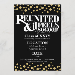 School reunion invitation