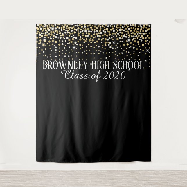 School Reunion Photobooth backdrop Tapestry (Front)