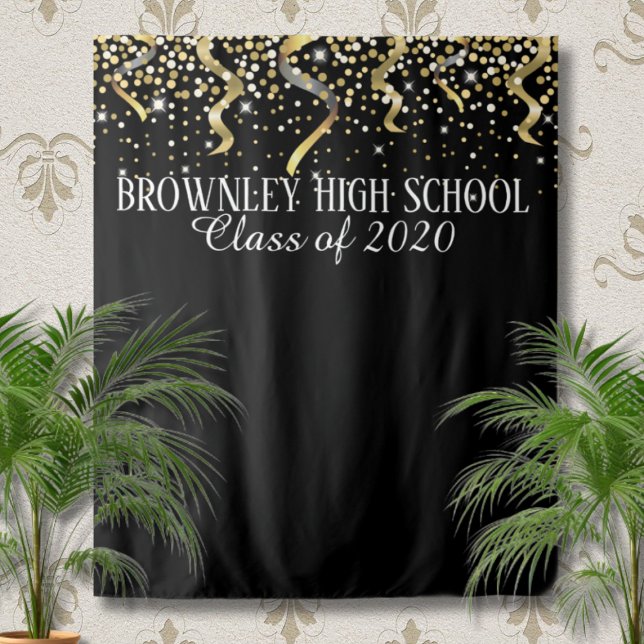 School Reunion Photobooth backdrop Tapestry (Photobooth backdrop for class reunion)
