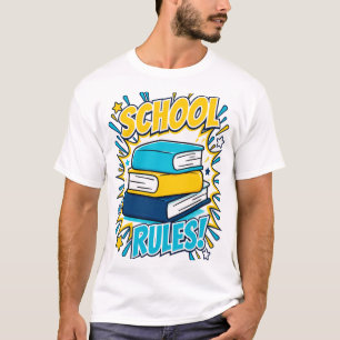 School Rules PNG – Back to School Design T-Shirt