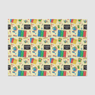 School Rules Teacher Fun Tissue Paper