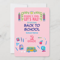 School’s cool let’s rule Second Grade Back school