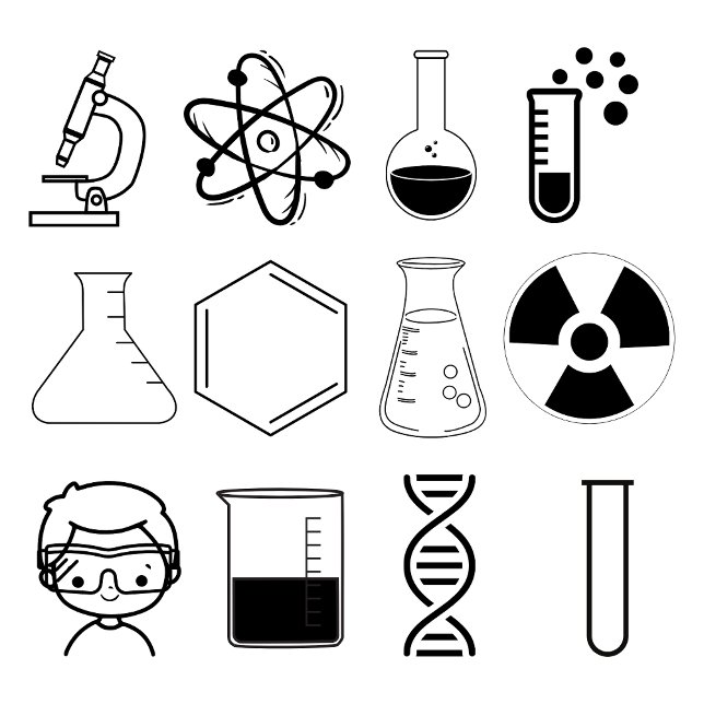 School Science Chemistry Class Self-inking Stamp (Creator Uploaded)
