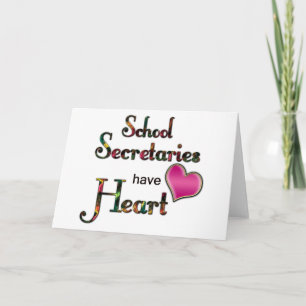 School Secretaries Have Heart Holiday Card
