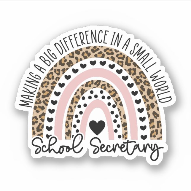 School Secretary Gift, Secretary Appreciation Day (Front)