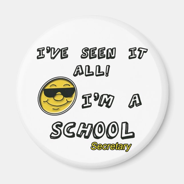 School Secretary Magnet (Front)