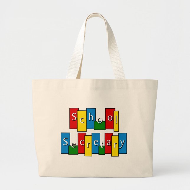 School Secretary Tote Bag (Front)