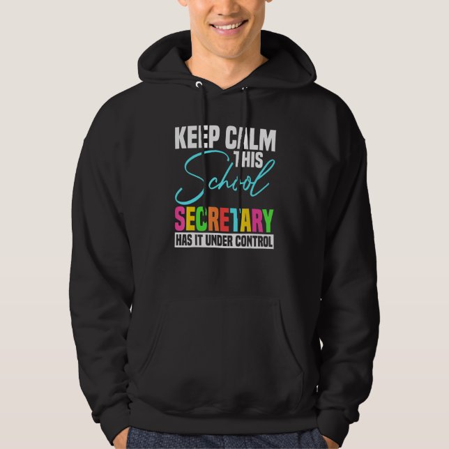 School Secretary u2013 Professional Administration Hoodie (Front)