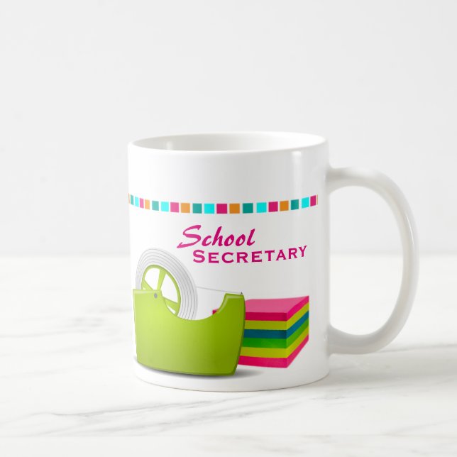 School Secretary's Coffee Mug (Right)