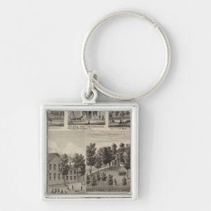 School, Seminary, Residences, Minnesota Keychain