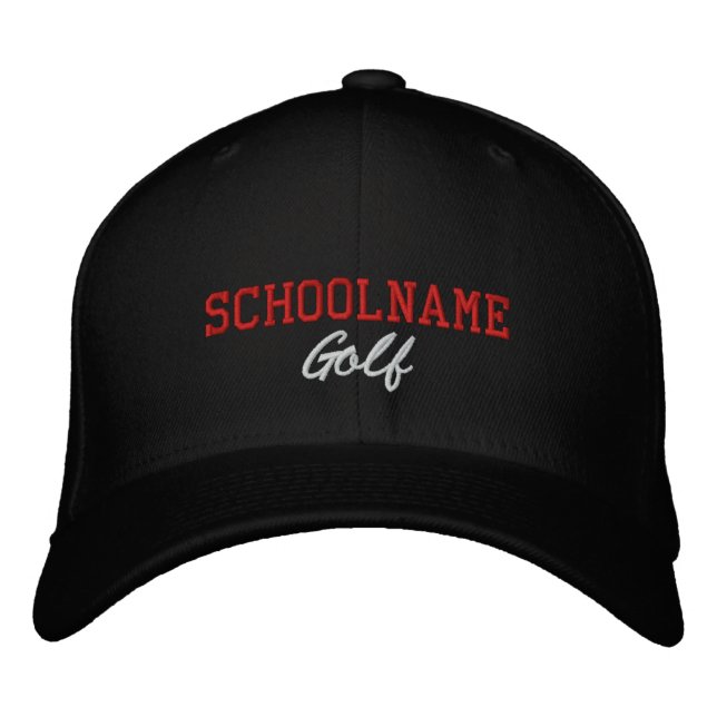 School Spirit Golf - Embroidered Hat - PERSONALIZE (Front)