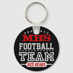 School Sport Team Keychain