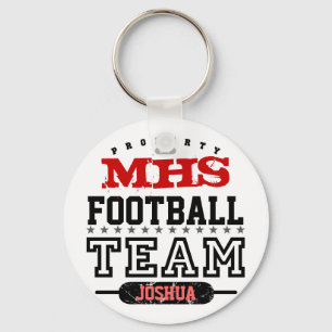 School Sport Team Keychain
