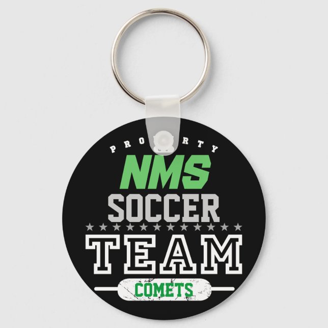 School Sport Team Keychain (Front)