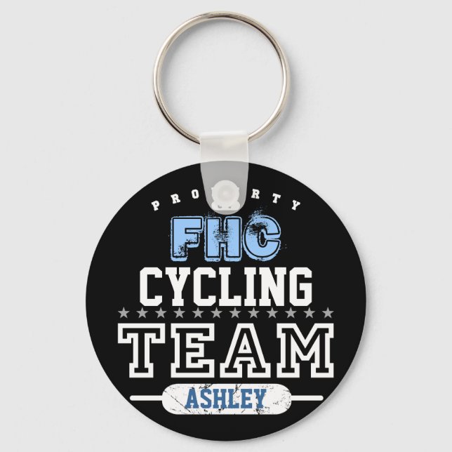 School Sport Team Keychain (Front)