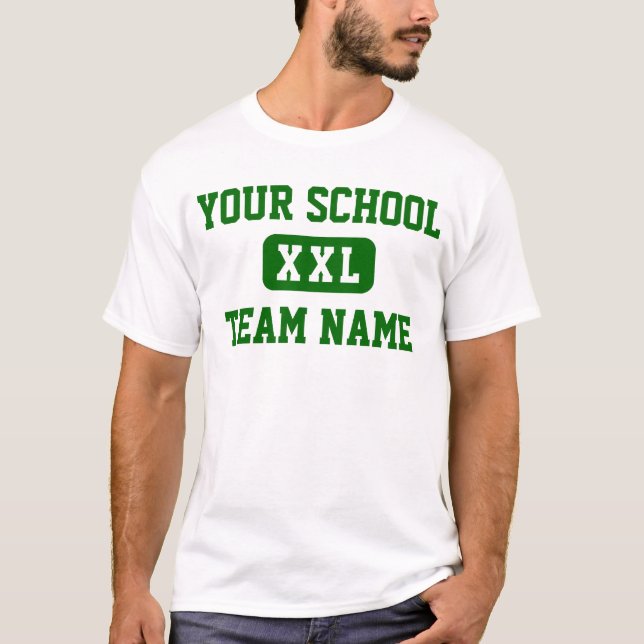 School Sport Team Shirt Jersey Customize Template (Front)