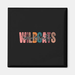 School Sports Fan Team Spirit Magnet