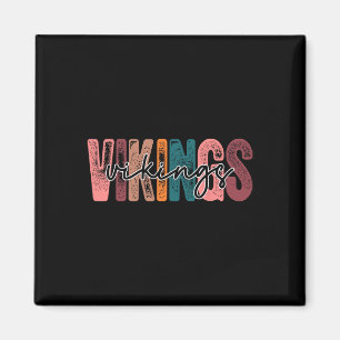 School Sports Fan Team Spirit Magnet